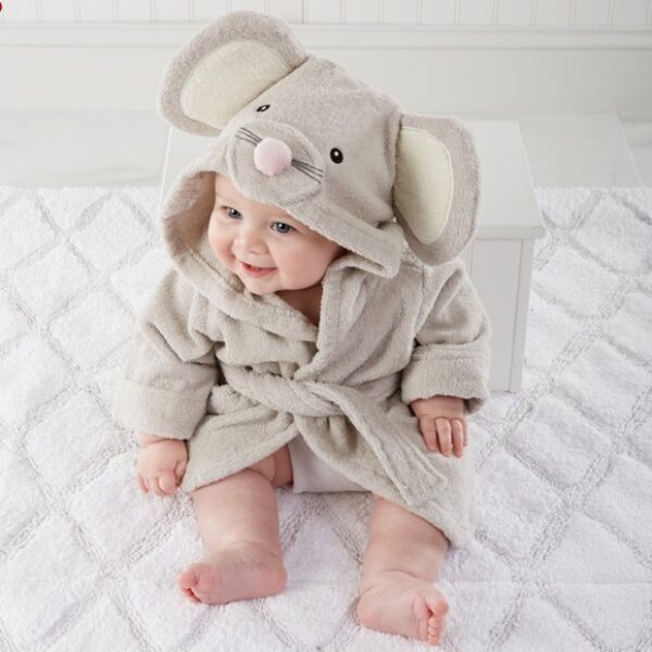 GUDDIES Newborn Animal-Shaped Bathrobe