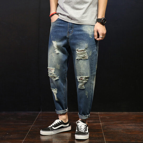 GUDDIES Men's Ripped Jeans