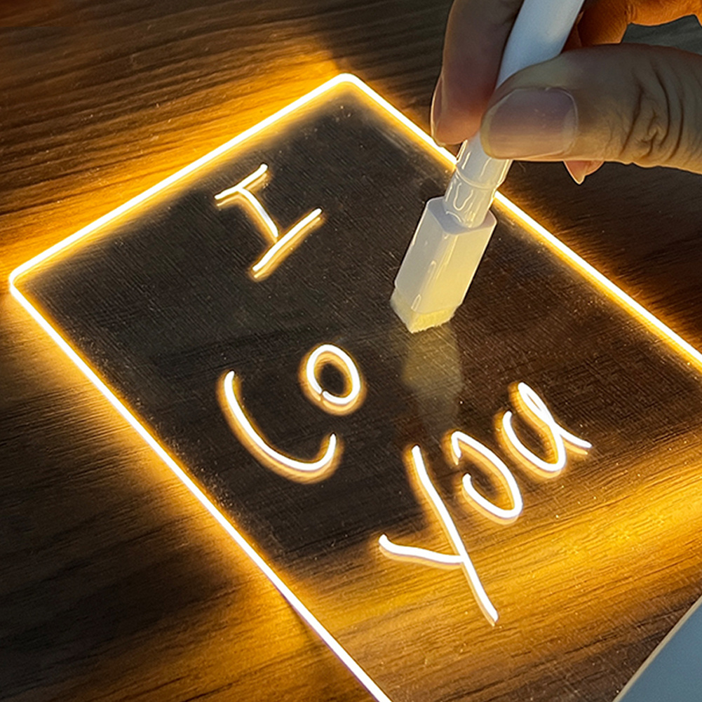 GUDDIES Transparent Lightning Noteboard Lamp